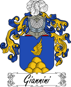 Araldica Italiana Coat of arms used by the Italian family Giannini