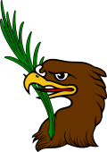 Eagle Head Holding Palm Branch