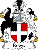 English Coat of Arms for the family Rudge