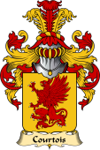French Family Coat of Arms (v.23) for Courtois