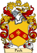 English or Welsh Family Coat of Arms (v.23) for Peck
