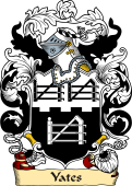 English or Welsh Family Coat of Arms (v.23) for Yates