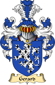 English Coat of Arms (v.23) for the family Gerard