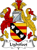 English Coat of Arms for the family Lightfoot
