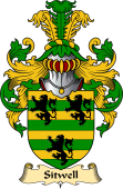English Coat of Arms (v.23) for the family Sitwell
