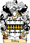 English or Welsh Family Coat of Arms (v.23) for Tetley (Lynn, Norfolk)