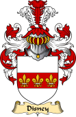 English Coat of Arms (v.23) for the family Disney