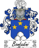Araldica Italiana Coat of arms used by the Italian family Bonfadini
