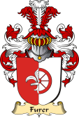v.23 Coat of Family Arms from Germany for Furer