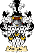 English Coat of Arms (v.23) for the family Willingham