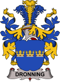 Coat of arms used by the Danish family Dronning