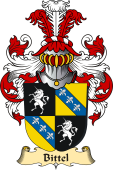 v.23 Coat of Family Arms from Germany for Bittel