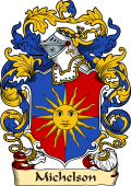 English or Welsh Family Coat of Arms (v.23) for Michelson (Ref Berry)