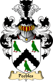 Scottish Family Coat of Arms (v.23) for Peebles