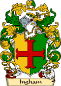 English or Welsh Family Coat of Arms (v.23) for Ingham (Norfolk)