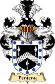 Irish Family Coat of Arms (v.23) for Penteny