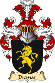 v.23 Coat of Family Arms from Germany for Diemar