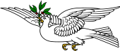 Dove Volant with Olive or Laurel
