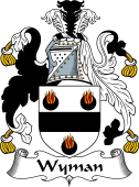 English Coat of Arms for the family Wyman