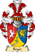 v.23 Coat of Family Arms from Germany for Beyer