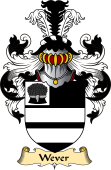 English Coat of Arms (v.23) for the family Wever