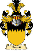 English Coat of Arms (v.23) for the family Skerett or Skerit
