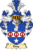 Scottish Family Coat of Arms (v.23) for King