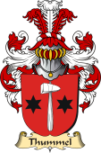 v.23 Coat of Family Arms from Germany for Thummel