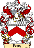 English or Welsh Family Coat of Arms (v.23) for Petty (Rumsey, Hants)