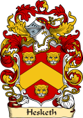English or Welsh Family Coat of Arms (v.23) for Hesketh