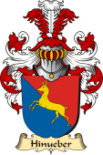 v.23 Coat of Family Arms from Germany for Hinueber