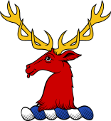 Family crest from Scotland for Hutchison (Dumbarton)