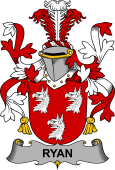 Irish Coat of Arms for Ryan or O'Mulrian