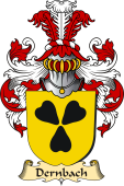 v.23 Coat of Family Arms from Germany for Dernbach