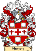 English or Welsh Family Coat of Arms (v.23) for Hutton
