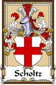 German Coat of Arms Wappen Bookplate  for Scholtz