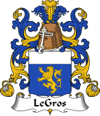 Coat of Arms from France for Gros (le)
