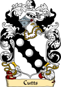 English or Welsh Family Coat of Arms (v.23) for Cutts (Arkesden, Essex)