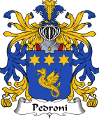 Italian Coat of Arms for Pedroni
