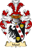 v.23 Coat of Family Arms from Germany for Maul