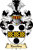 English Coat of Arms (v.23) for the family Rawlins