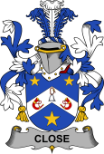 Irish Coat of Arms for Close