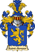 French Family Coat of Arms (v.23) for Saint-Amour
