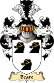 English Coat of Arms (v.23) for the family Beare