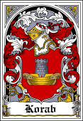 Polish Coat of Arms Bookplate for Korab