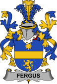 Irish Coat of Arms for Fergus or O'Fearghus