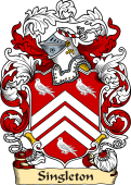 English or Welsh Family Coat of Arms (v.23) for Singleton