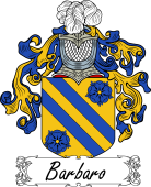 Araldica Italiana Coat of arms used by the Italian family Barbaro