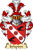 v.23 Coat of Family Arms from Germany for Scharden