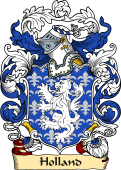 English or Welsh Family Coat of Arms (v.23) for Holland